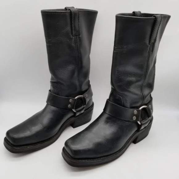 Leather Motorcycle Boots
